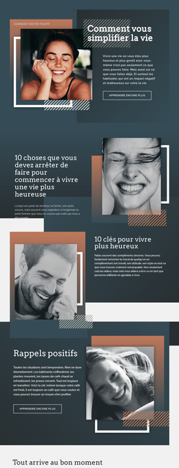 Choses Simples De L'Art - Thème WordPress Réactif