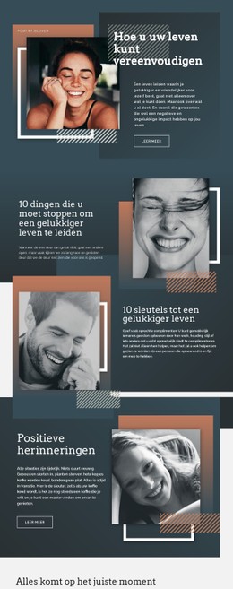 Simpele Dingen Van Kunst CSS-Rastersjabloon