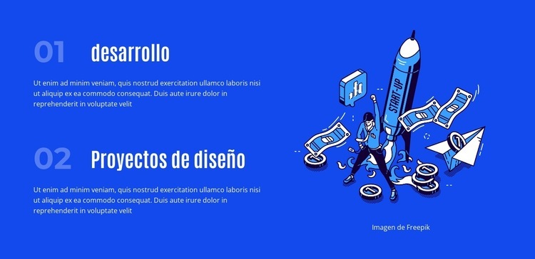 Desarrollo de tareas complejas. Creador de sitios web HTML