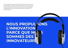 Conception De Pages HTML Pour Innovation Technique