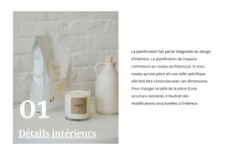 Premier Détail Important - Modèle De Page De Destination