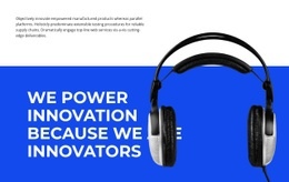 Technical Innovation - Custom Html Code