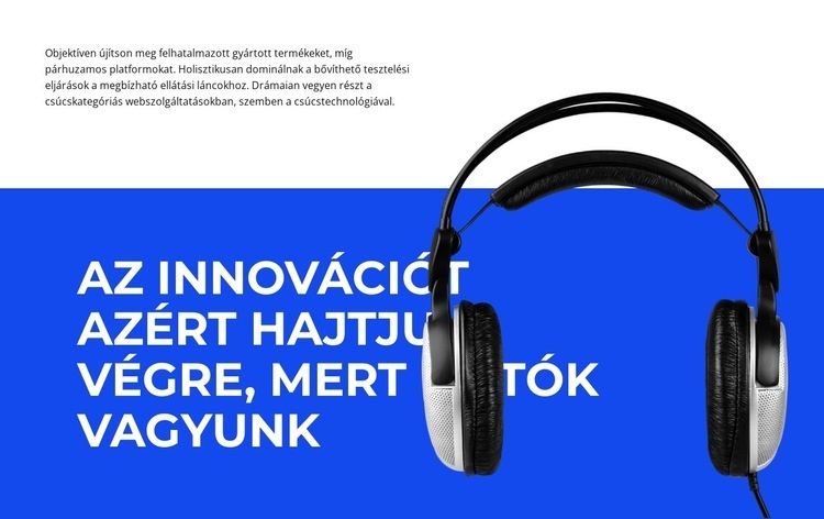 Technikai innováció Sablon