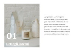 Design Del Sito Pronto All'Uso Per Primo Dettaglio Importante