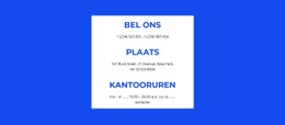 Lijst Met Contacten Premium CSS-Sjabloon