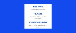 Gratis Ontwerpsjabloon Voor Lijst Met Contacten