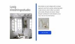 Lyxig Design - Bästa Webbplatsmallen