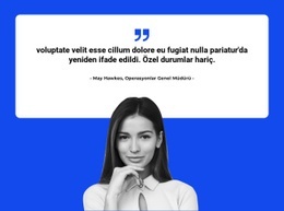 Hakkında Birkaç Kelime - HTML5 Website Builder