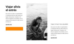 Viajes Y Entretenimiento - Diseño De Sitio Web Sencillo