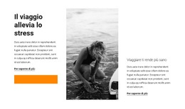 Intrattenimento Di Viaggio - Progettazione Semplice Del Sito Web