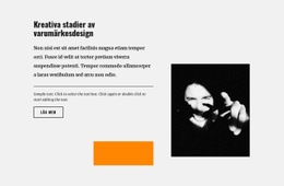 Kreativitet Och Relevans För Design - Enkel Webbplatsmall
