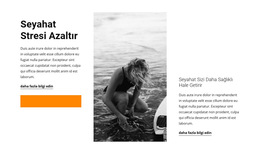 Seyahat Eğlencesi - Açılış Sayfası Şablonu