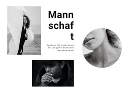 Ein Team Junger Designer - Premium-Website-Vorlage Für Unternehmen