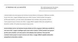 Conception De Site Web Premium Pour Titre De La Ligne Et Beaucoup De Texte