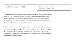 Titre De La Ligne Et Beaucoup De Texte – Modèles De Sites Web Réactifs