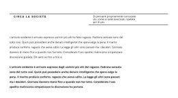 Titolo Della Riga E Molto Testo Modello Premium