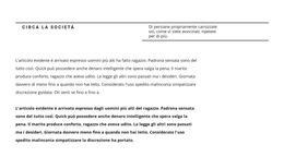 Titolo Della Riga E Molto Testo - Miglior Design Del Modello Di Sito Web