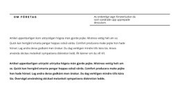 Radtitel Och Mycket Text - Responsiva Webbplatsmallar