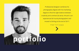 Graphic Designer - Responsive HTML Template
