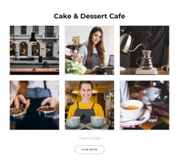 Cakes And Desserts CSS Form Template
