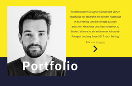 Grafikdesigner - Responsive HTML-Vorlage