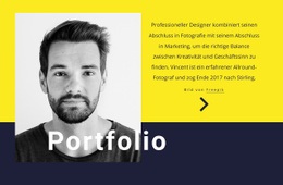 Exklusives Website-Modell Für Grafikdesigner