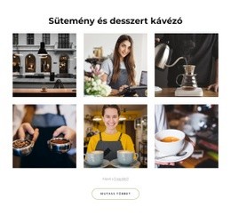 Sütemények És Desszertek CSS Űrlapsablon