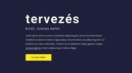 Szövegblokk Nagy Tipográfiával – Reszponzív Kialakítás