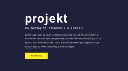 HTML5 Responsywny Dla Blok Tekstowy Z Dużą Typografią