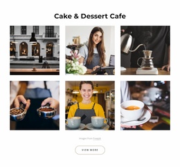 Cakes And Desserts Grid Layout