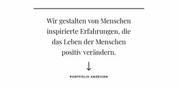 Überschrift Mit Linie Und Pfeil - Kostenlos Herunterladbares Website-Design