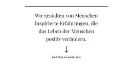 Bestes Zielseitendesign Für Überschrift Mit Linie Und Pfeil