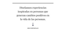 Título Con Línea Y Flecha - Maqueta De Sitio Web Personalizada