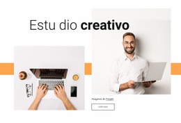 La Página De Destino Más Creativa Para Trabajo Creativo