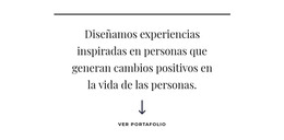 Título Con Línea Y Flecha: Diseño Del Sitio Web HTML