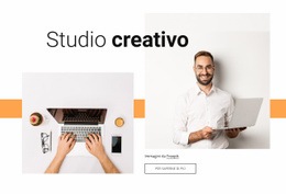 Design Del Sito Pronto All'Uso Per Lavoro Creativo