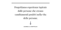 Titolo Con Linea E Freccia - Tema WordPress Definitivo