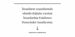 Çizgi Ve Ok Içeren Başlık - Bir Sayfalık Önyükleme Şablonu