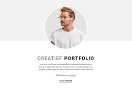 Portfolio Voor Webdesign Ontwerpsjabloon