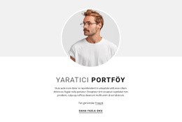 Web Tasarım Portföyü Için Çok Amaçlı Tek Sayfalık Şablon