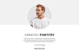 Web Tasarım Portföyü - Mobil Web Sitesi Şablonu