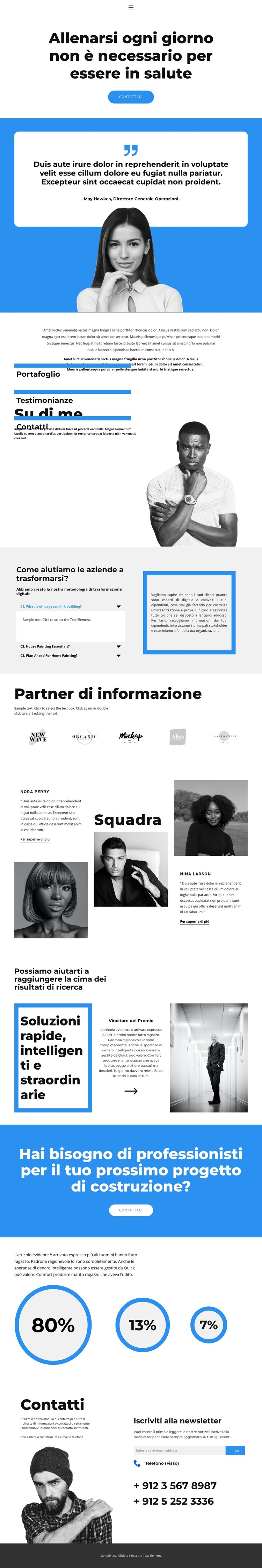 Lavora al massimo Tema WordPress