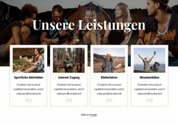 Verfügbar Für Campinggäste - HTML5-Seitenvorlage