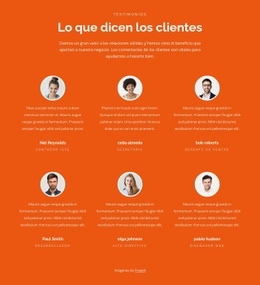 Testimonios De Dos Filas - Creador De Sitios Web Multipropósito