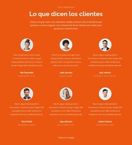 Testimonios De Dos Filas - HTML5 Website Builder