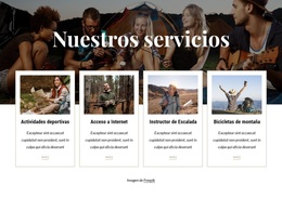 Tema Premium De WordPress Para Disponible Para Los Huéspedes Del Camping