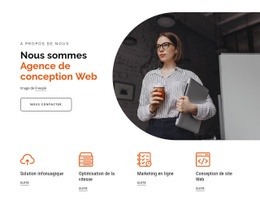 Agence De Développement Web - Page De Destination Pour N'Importe Quel Appareil