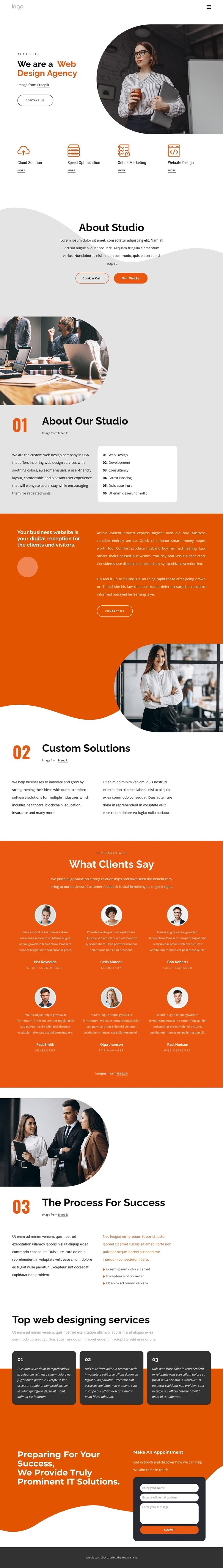 Website design firm Homepage Design