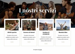 A Disposizione Degli Ospiti Del Campeggio - Modello Joomla Per Qualsiasi Dispositivo