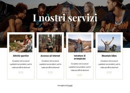 Tema WordPress Premium Per A Disposizione Degli Ospiti Del Campeggio